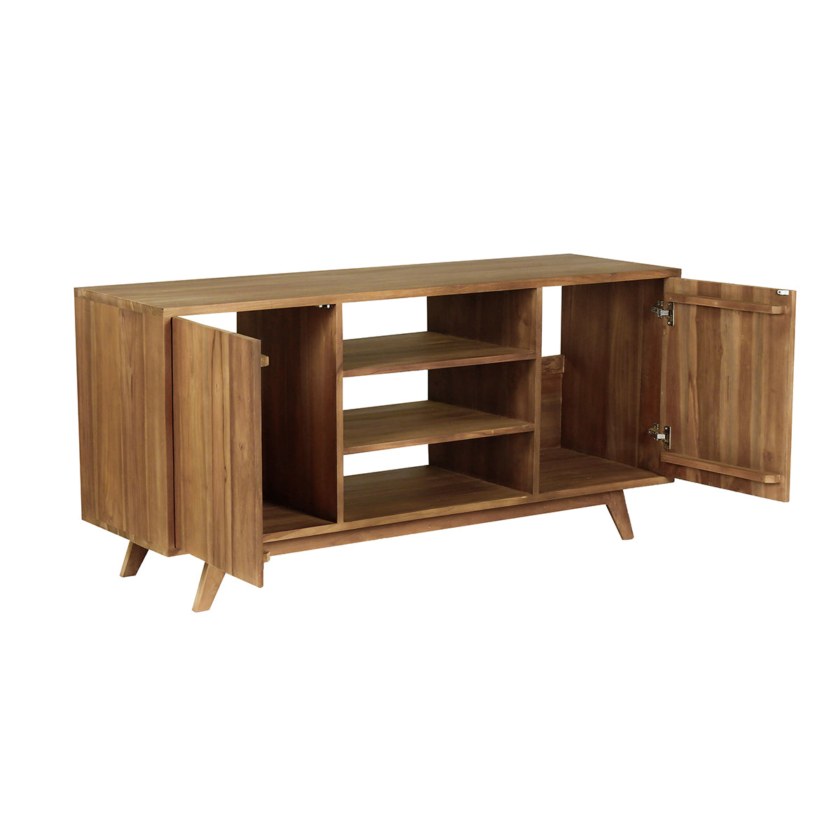 Berah Getah Rio meuble sous vasque teck 160 cm 2 vasques