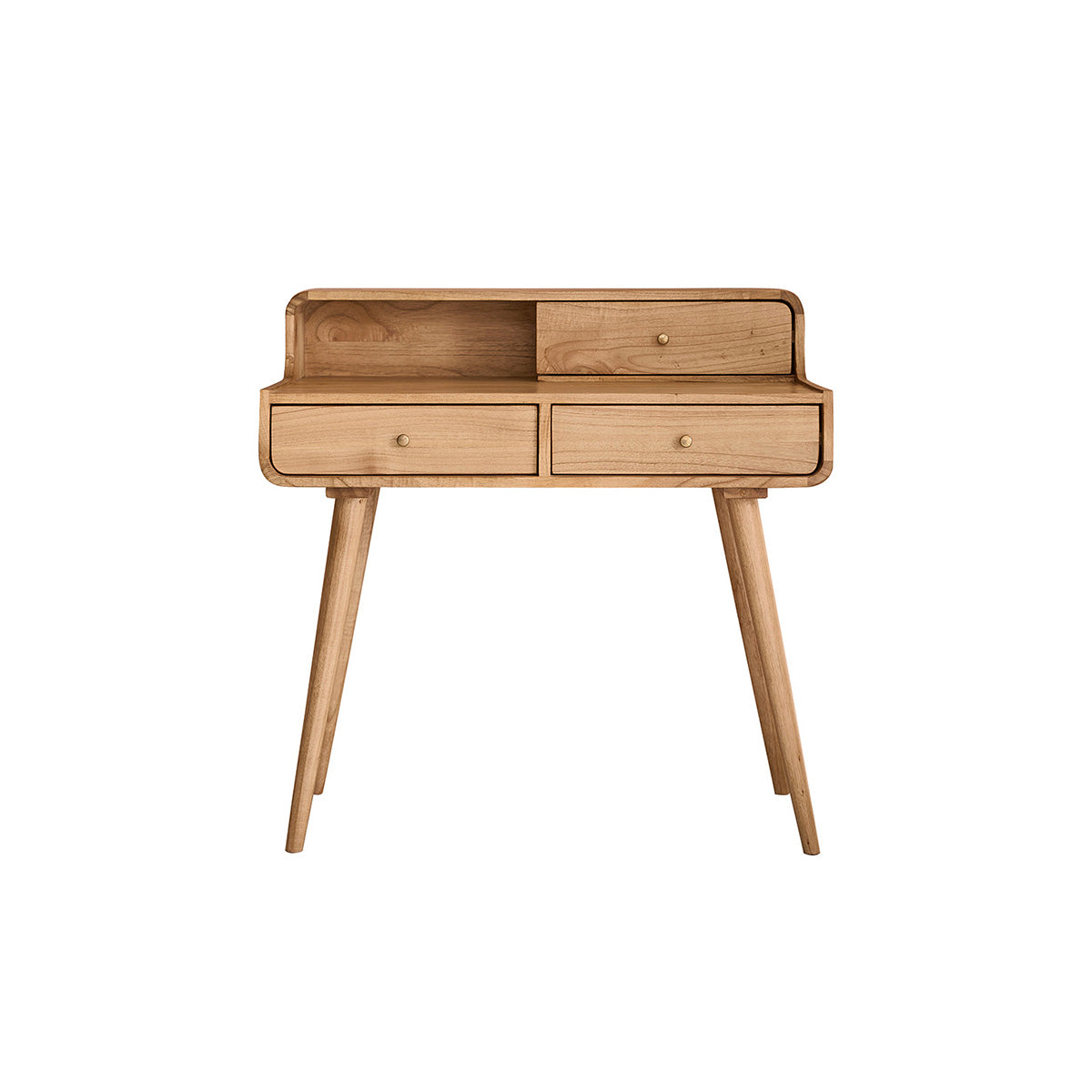 Berah Getah Fifties bureau mindi 90 cm 3 tiroirs