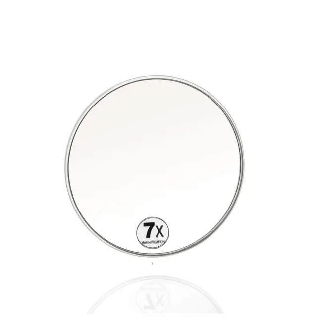 Andrea House miroir ventouse x7 argenté