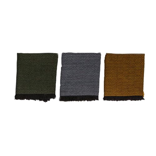 Bata Écharpe homme géométrique foulard tissu doux