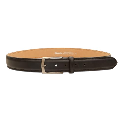 Bata Ceintures ceinture homme cuir noir classique