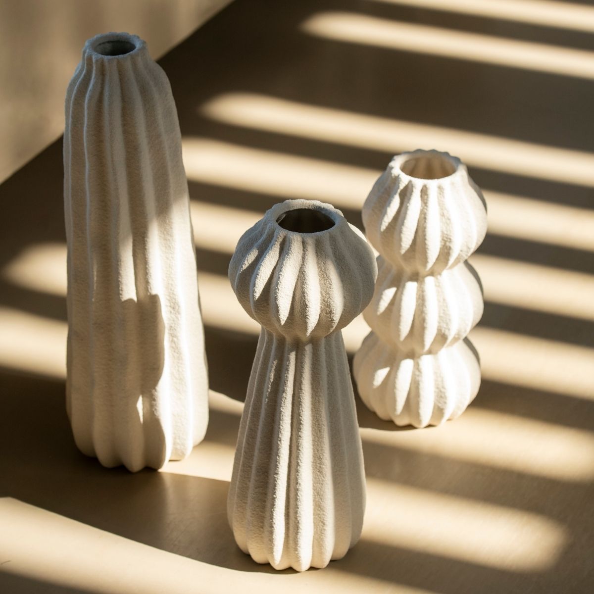 Andrea House Kaduna vase céramique 15,5 x 38 cm