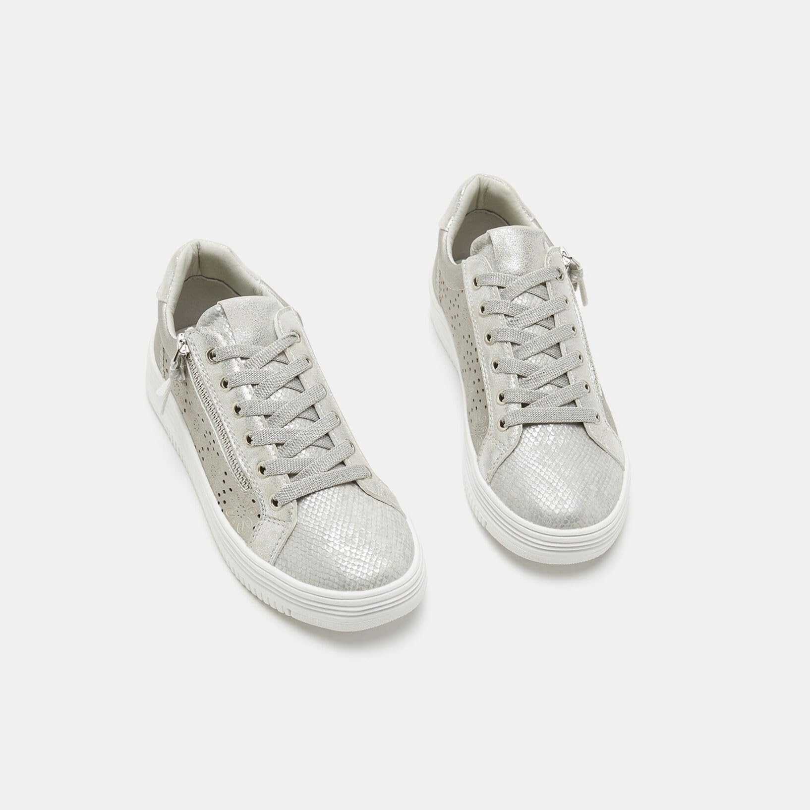 Bata Sneakers femme perforées zip latéral 36 EU