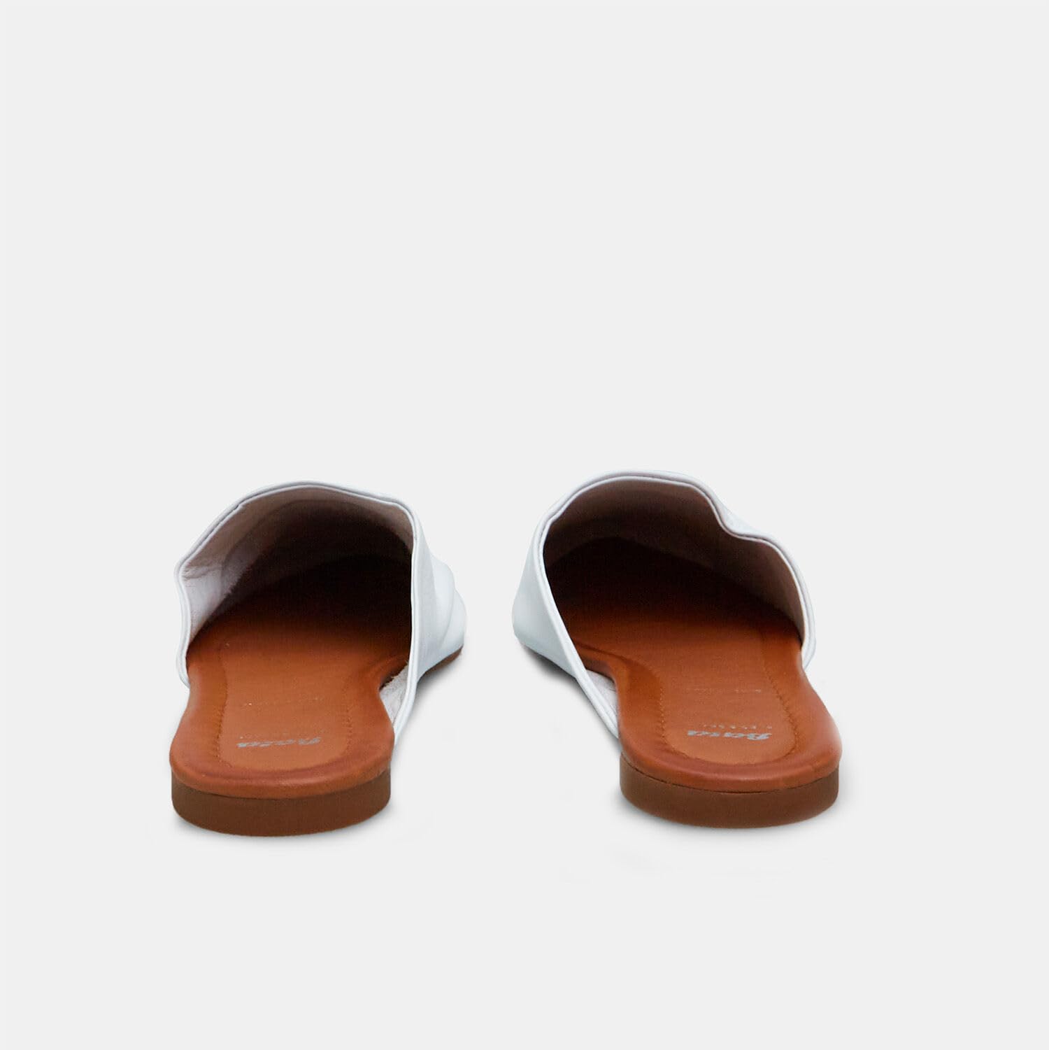 Bata Mule plate femme cuir sandales d’été