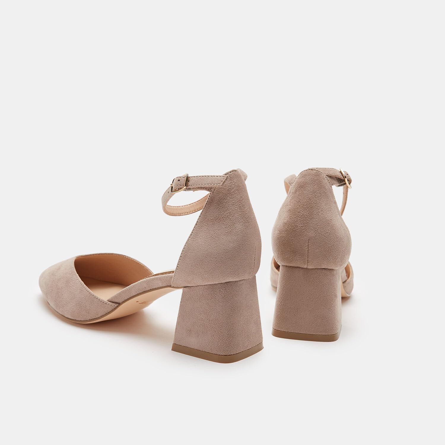Bata Escarpins pointus talon carré chaussures à talons