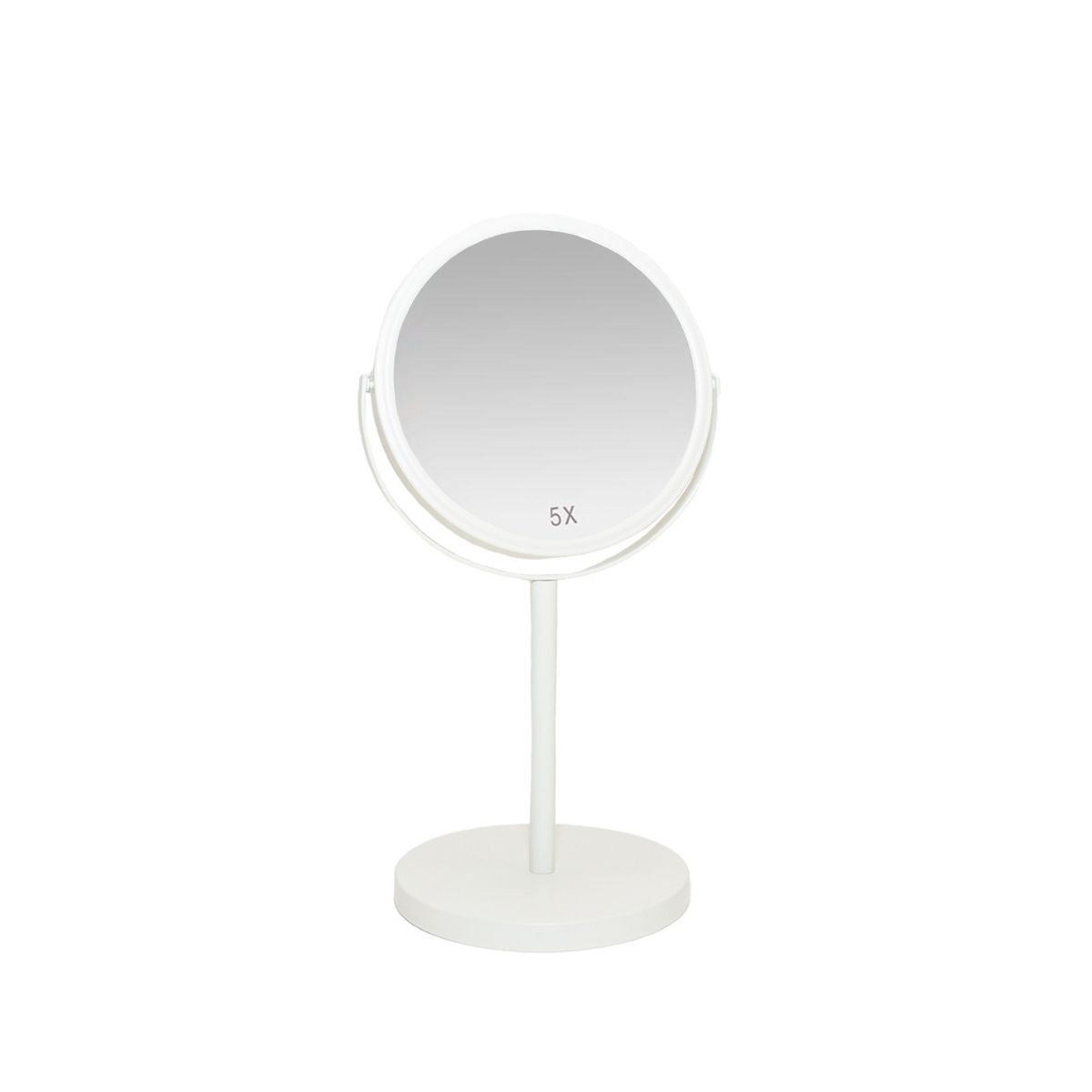 Andrea House Baño miroir sur pied blanc mat