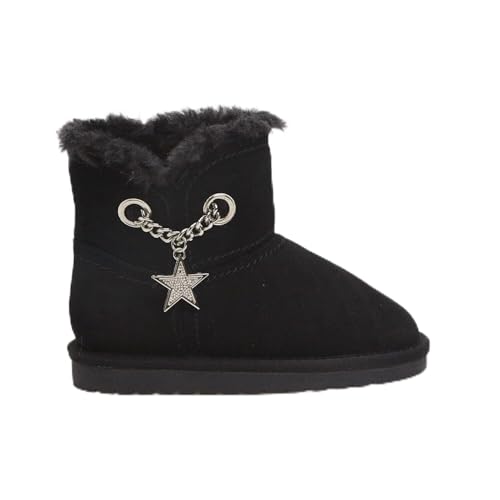 Bata Bottines bottillons fille suède chaîne étoile
