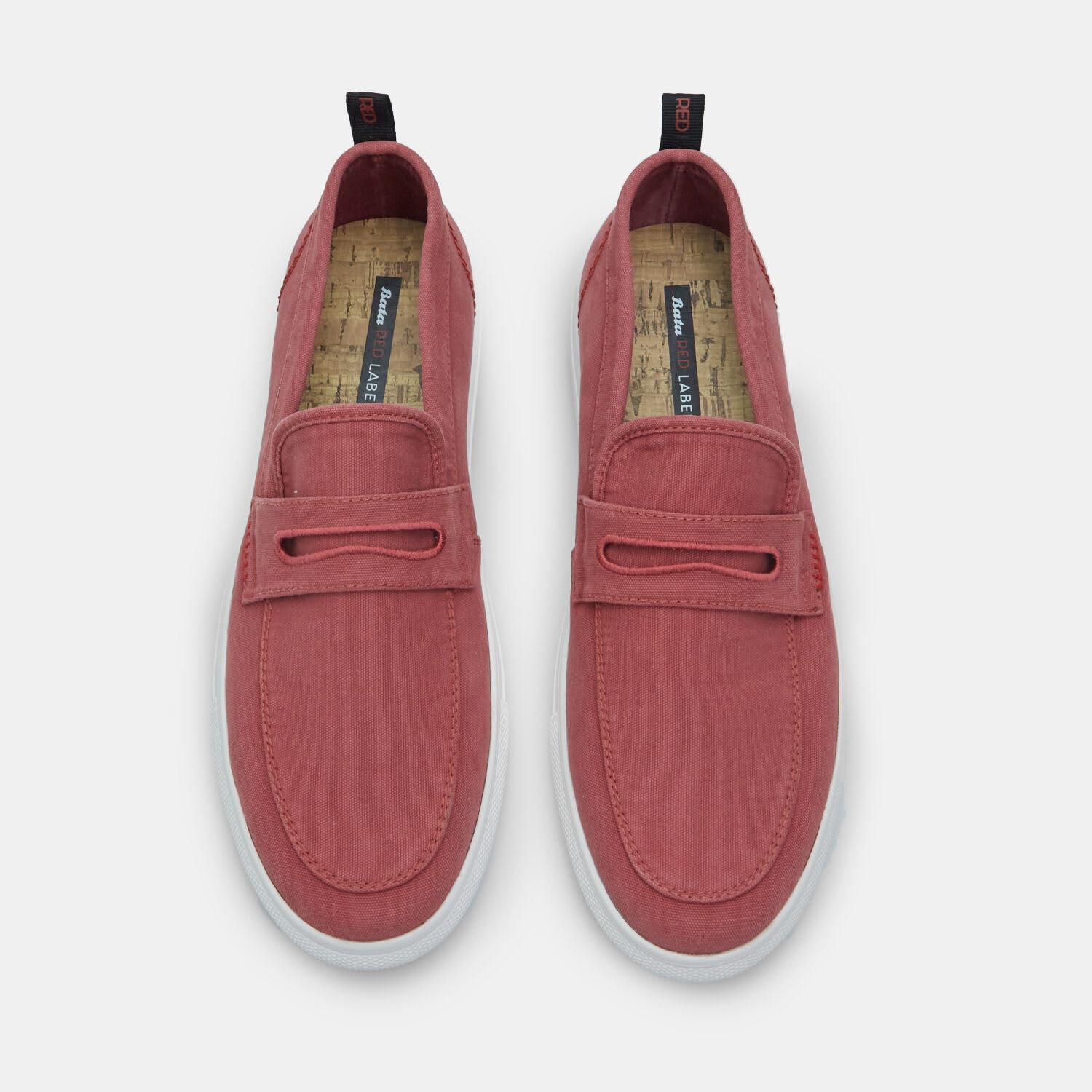 Bata Mocassins Red Label mocassins homme 40 rouge