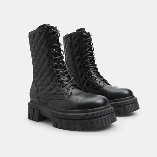 Bata Bottines Femme Matelassée Boots Hiver Confortable
