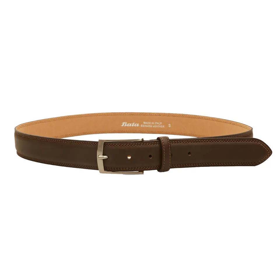 Bata Ceintures ceinture homme cuir noir classique