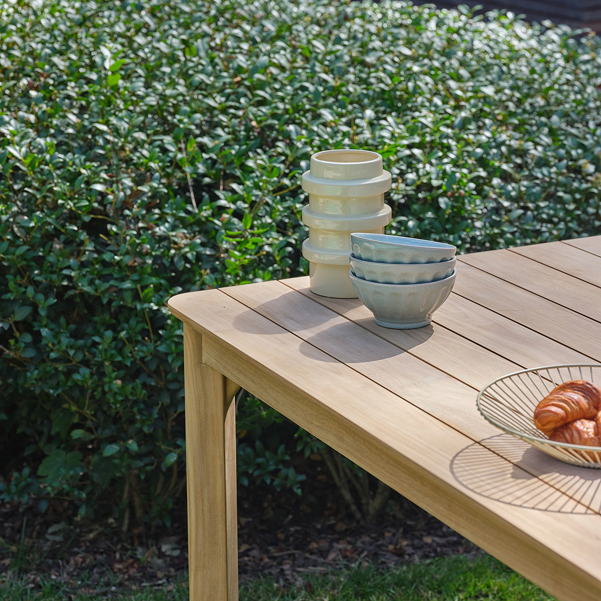 Berah Getah PIANA table jardin teck 8 pers 200 cm
