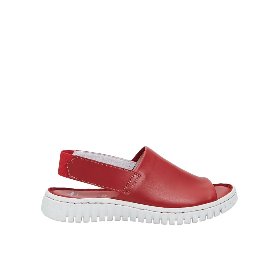 Bata Sandales femme cuir maxi bande