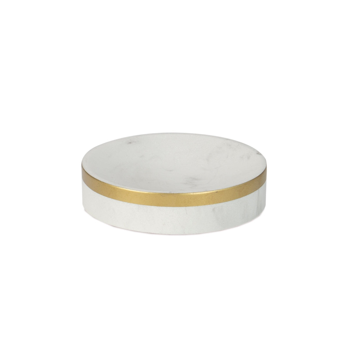 Andrea House Baño porte-savon blanc marbré classique