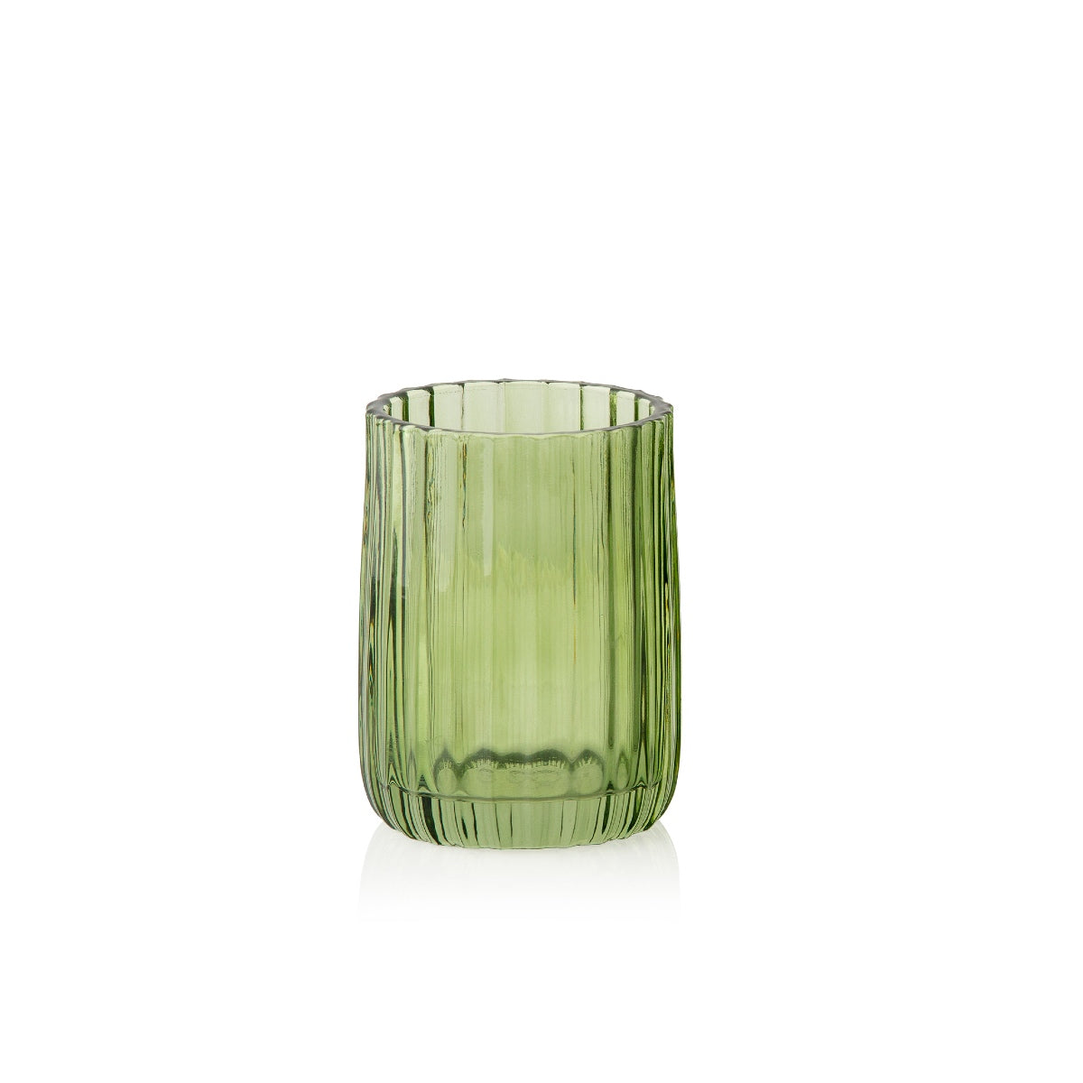 Andrea House Porte-brosse à dents vert verre vintage