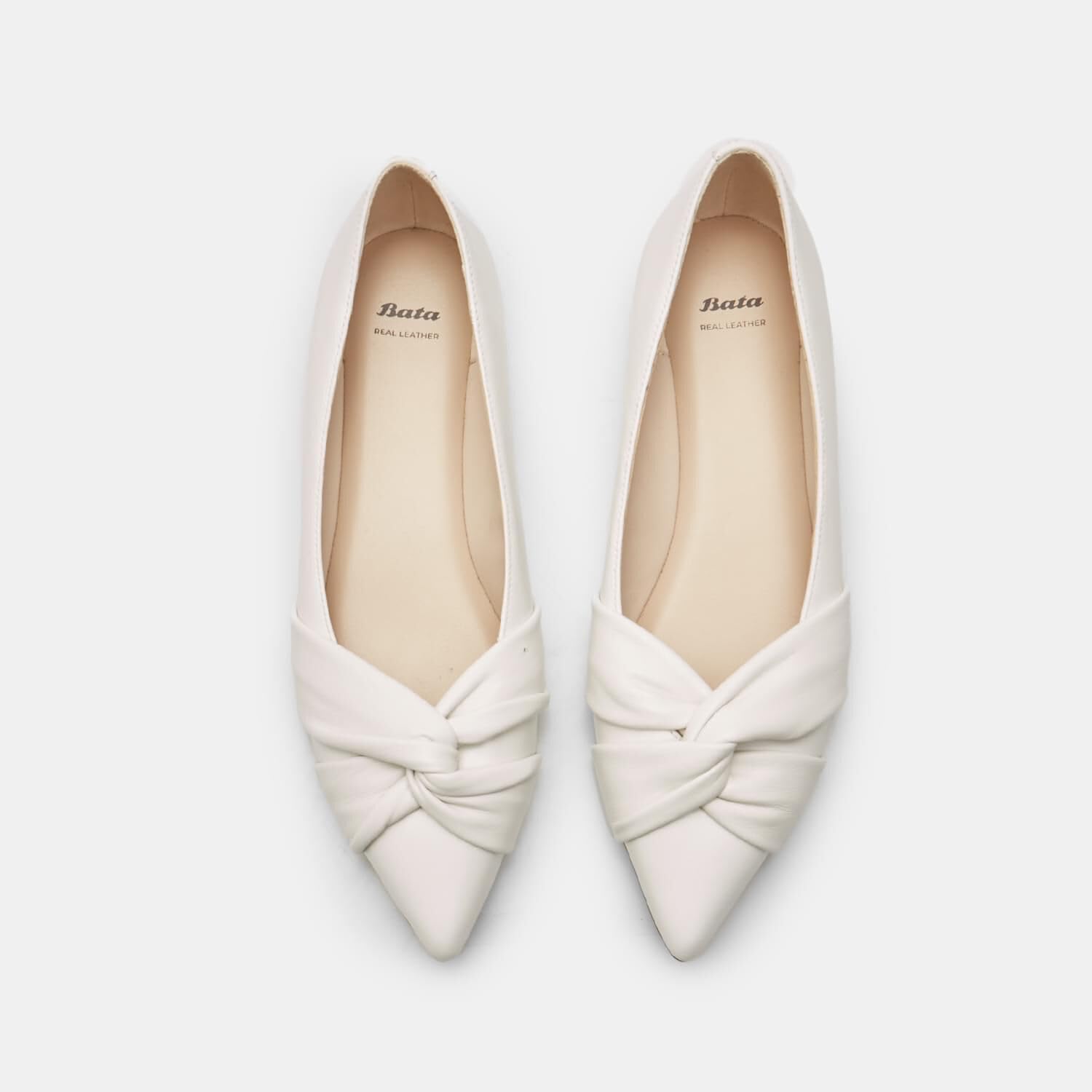 Bata Ballerines blanches femme 36 EU plates