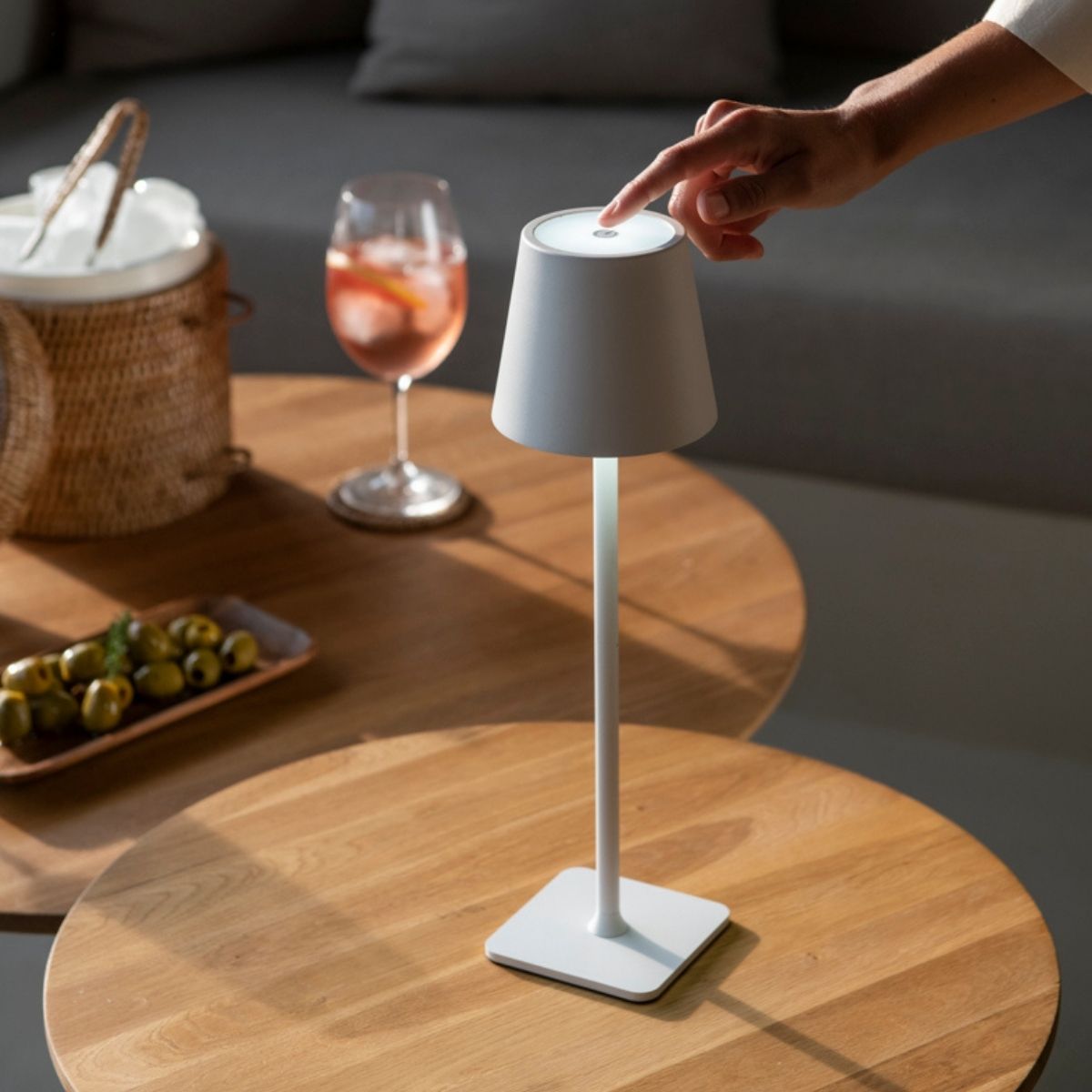 Andrea House Eclairage lampe LED sans fil blanche