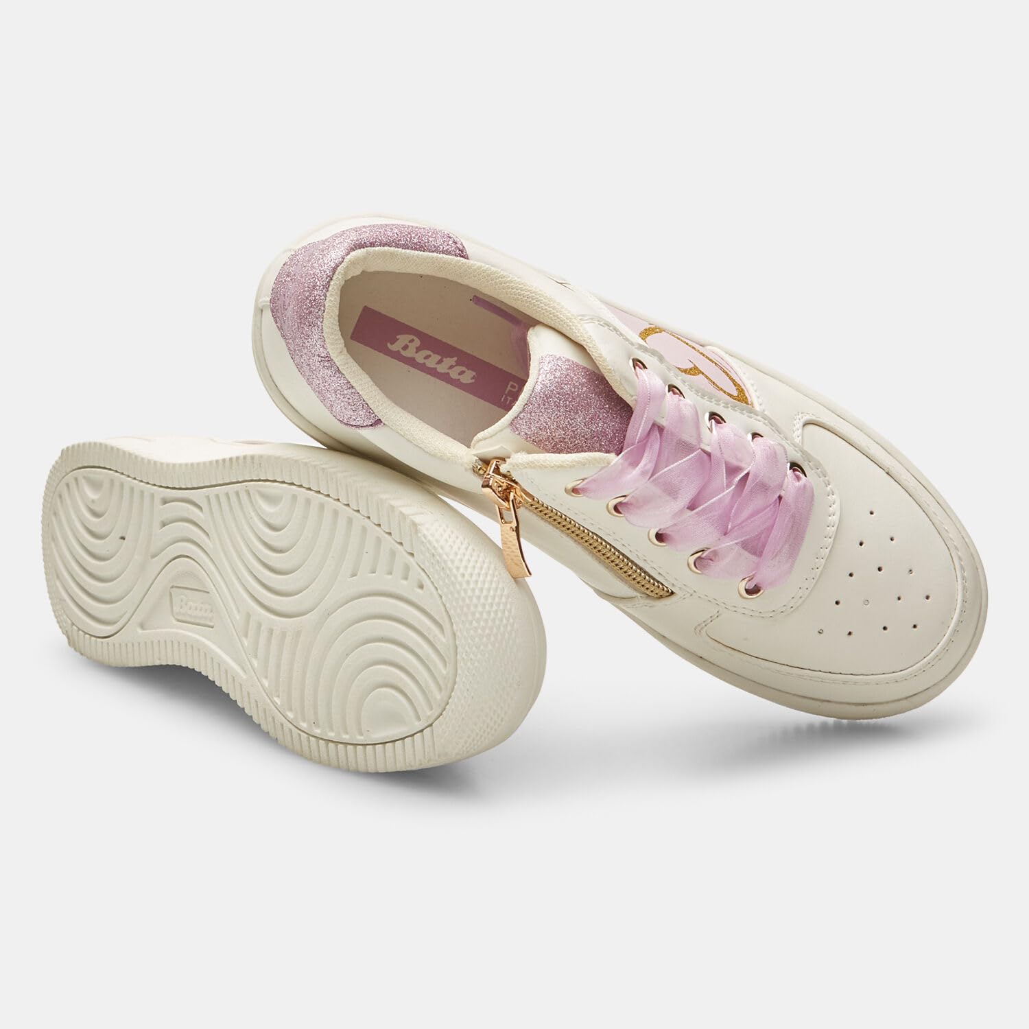 Bata Sneakers fille double lacet confort ville