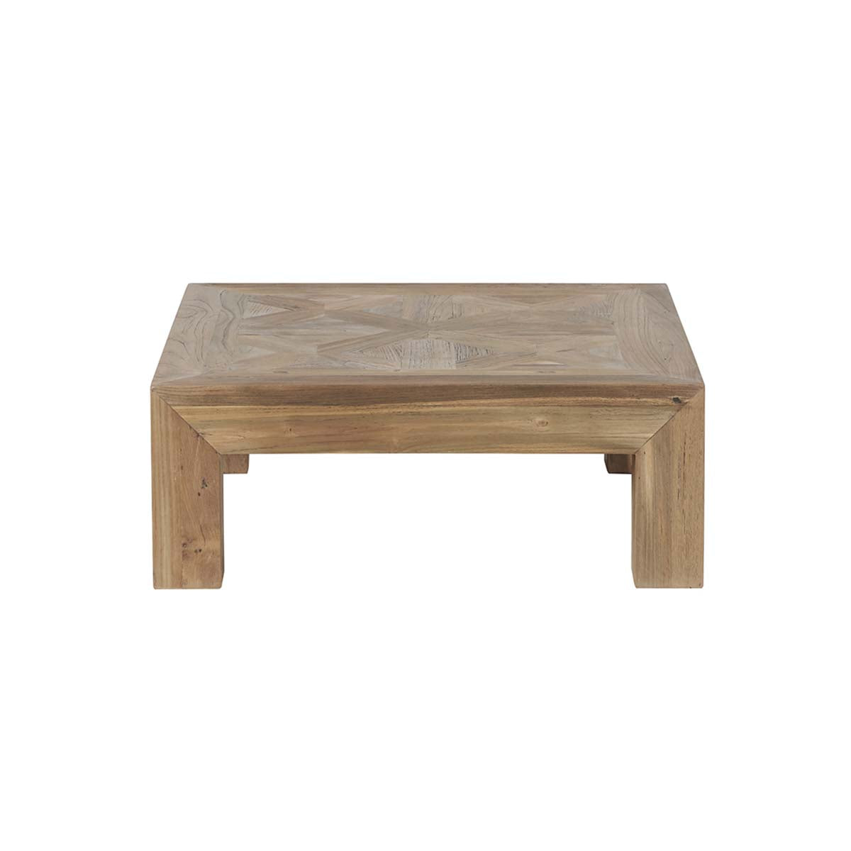 Berah Getah Cargo table basse teck recyclé 80 cm