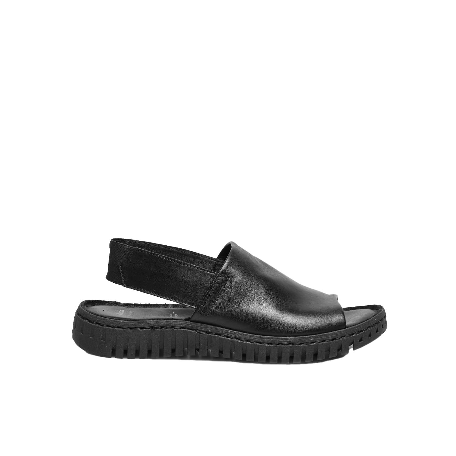 Bata Sandales femme cuir maxi bande