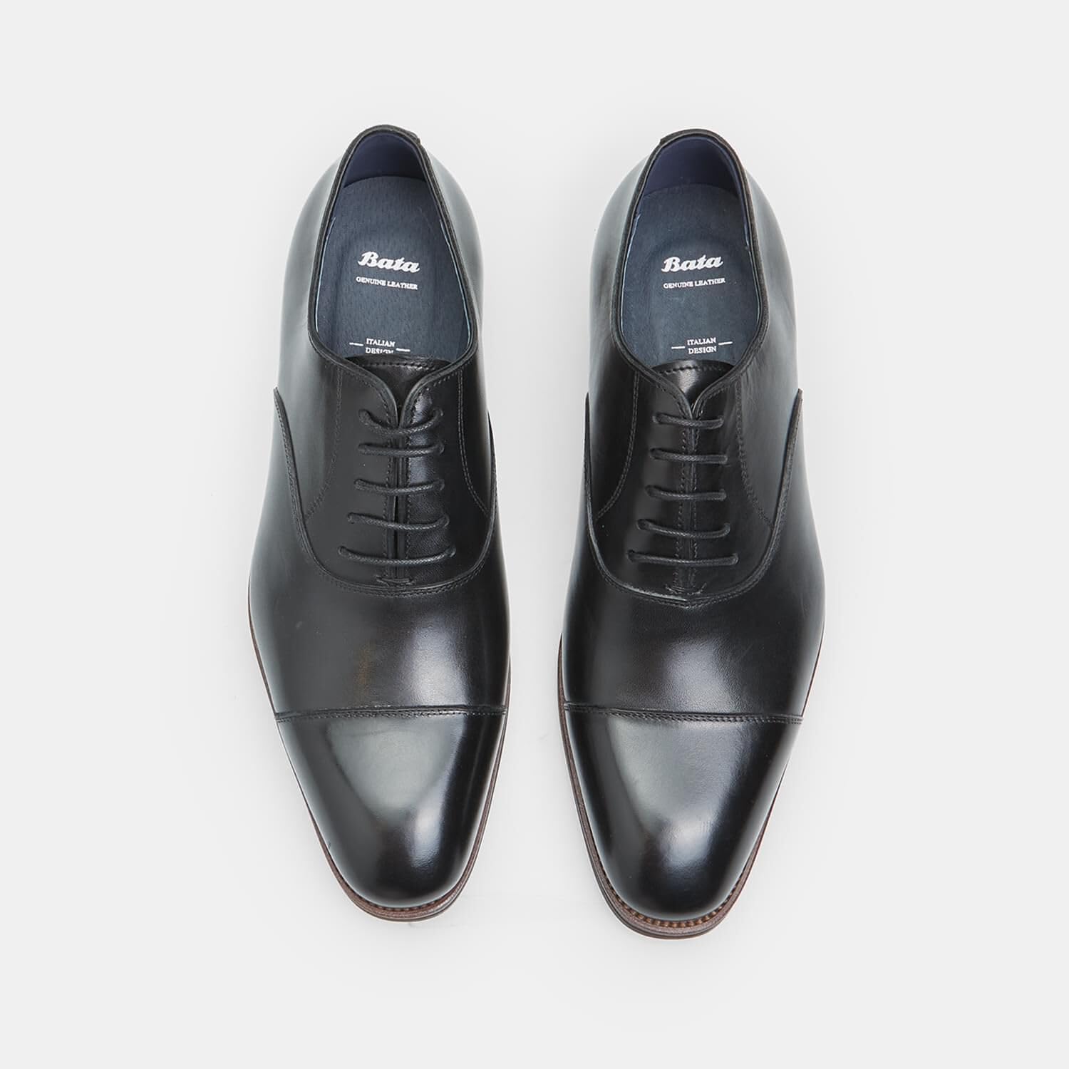 Bata Oxford chaussures lacets homme cuir bureau