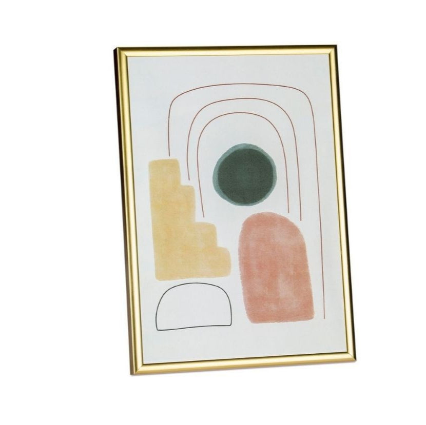 Andrea House tableau métal doré abstrait 40x50