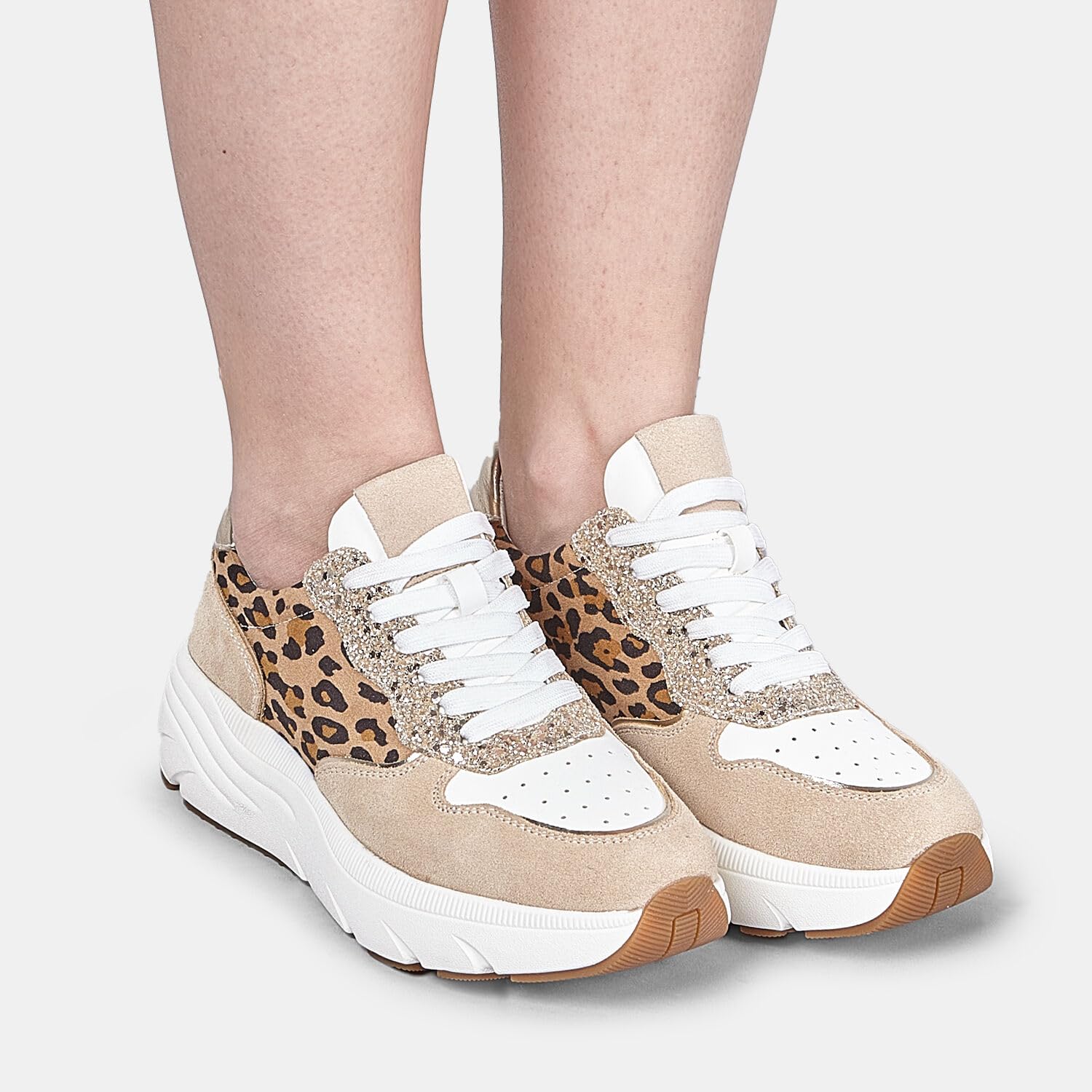Bata Sneakers baskets femme beige confort ville
