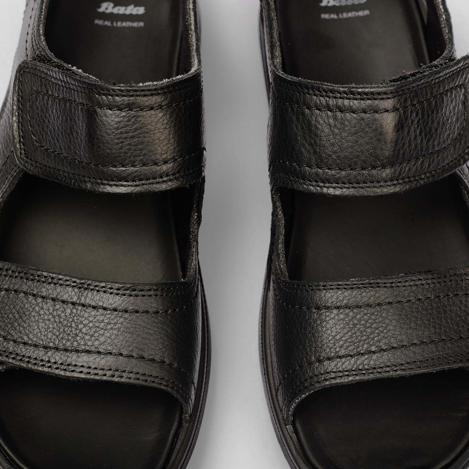 Bata sandales homme cuir élégantes confortables