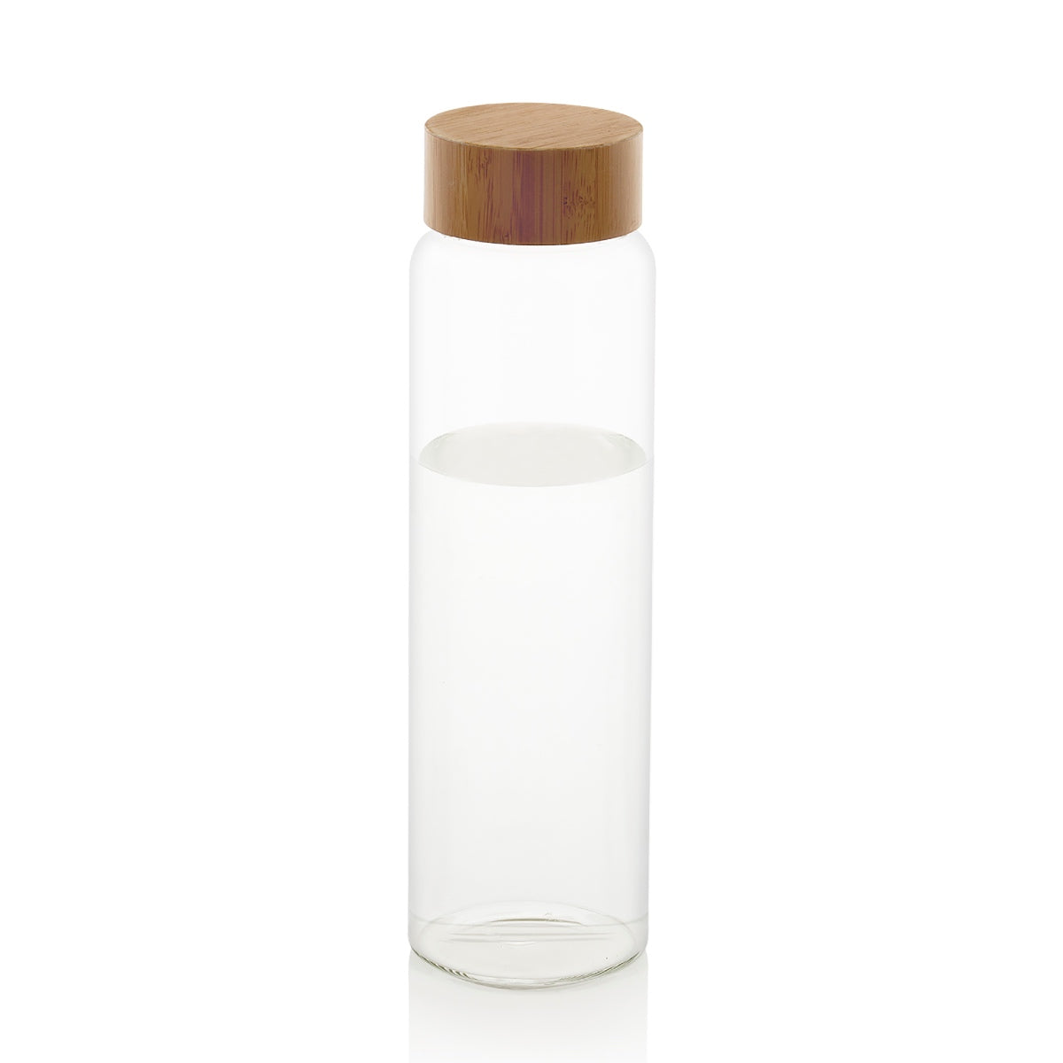 Andrea House Bouteille eau bambou verre table