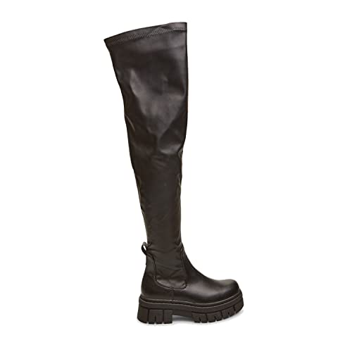 Bata Bottes cuissardes femme effet cuir