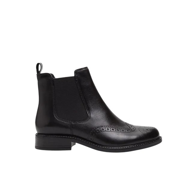Bata Bottines femme cuir chelsea brogue