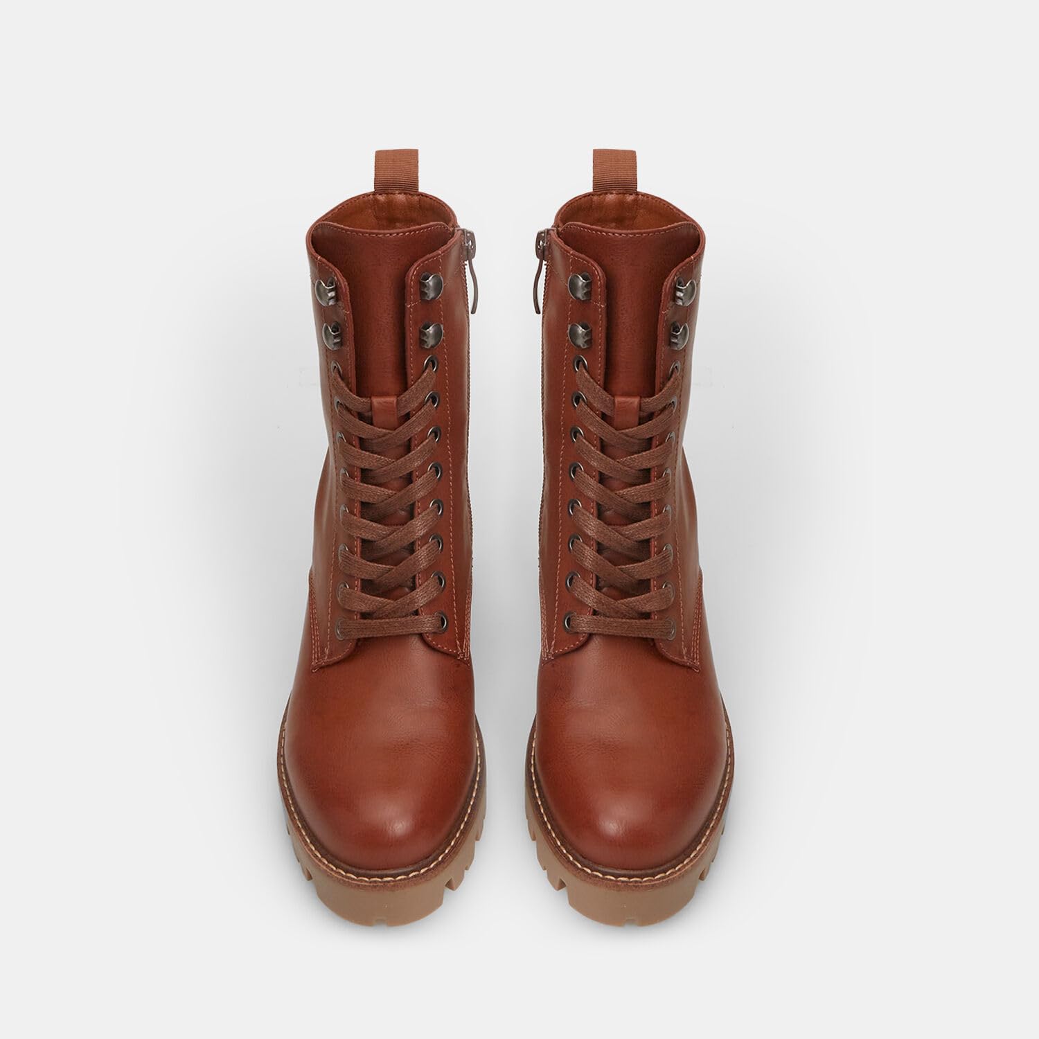 Bata Bottines Femme Lacets Talon Moyen Crantée