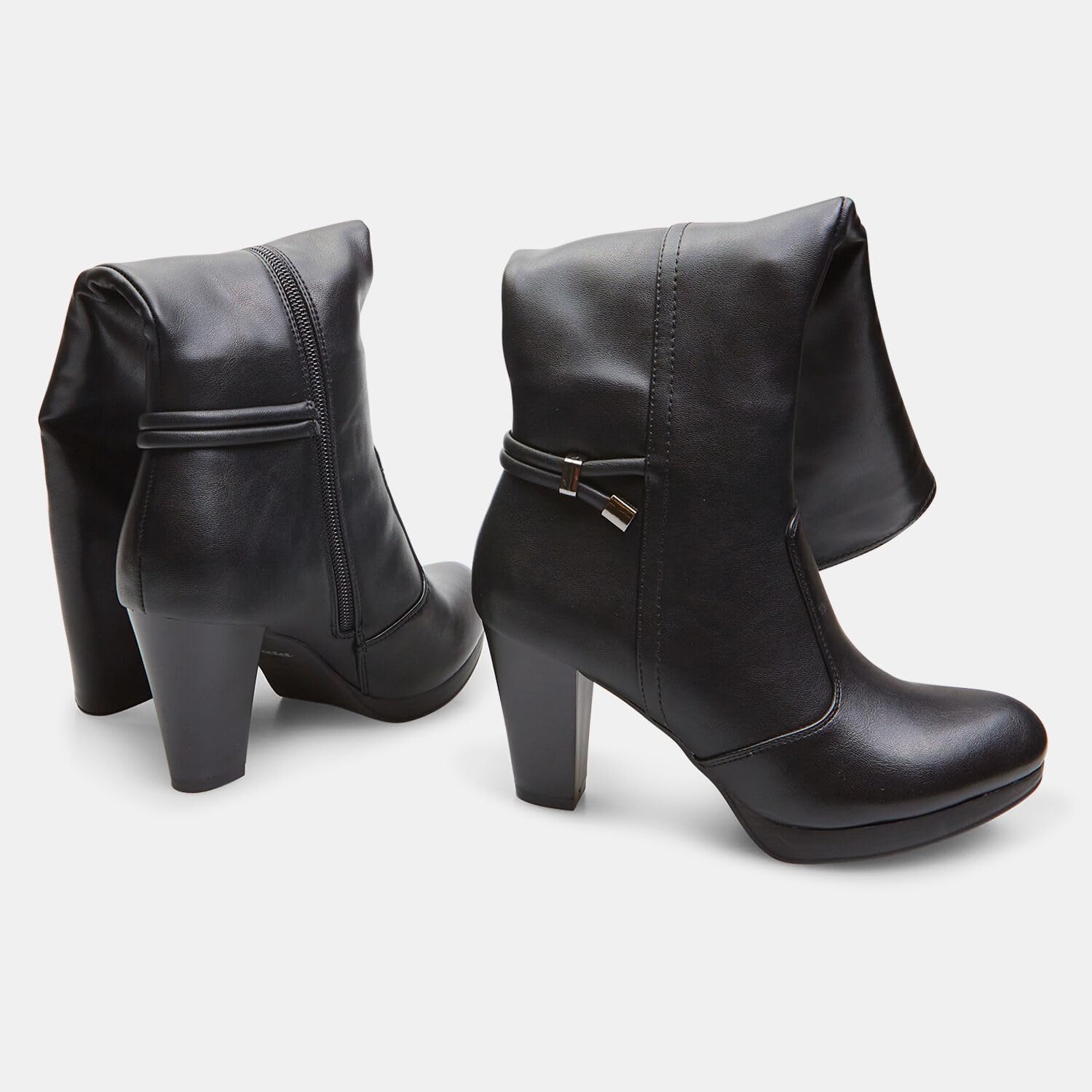 Bata Bottes hautes femme talon large