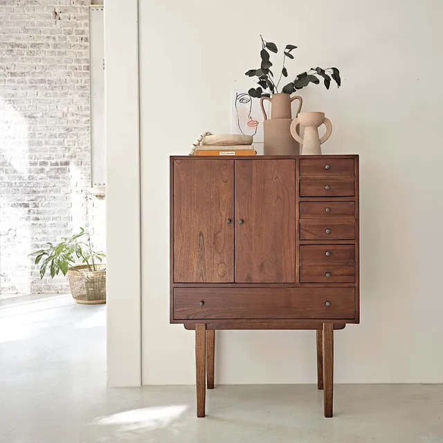Berah Getah Vintage commode mindi noyer 90 cm