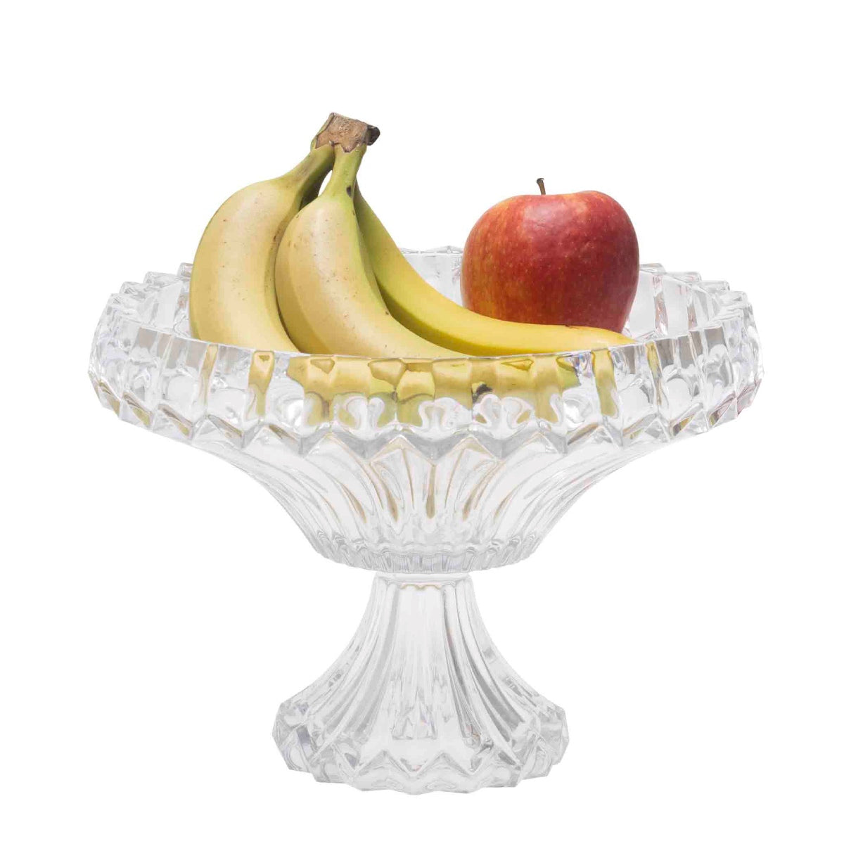 Andrea House coupe à fruits verre taillé décorative