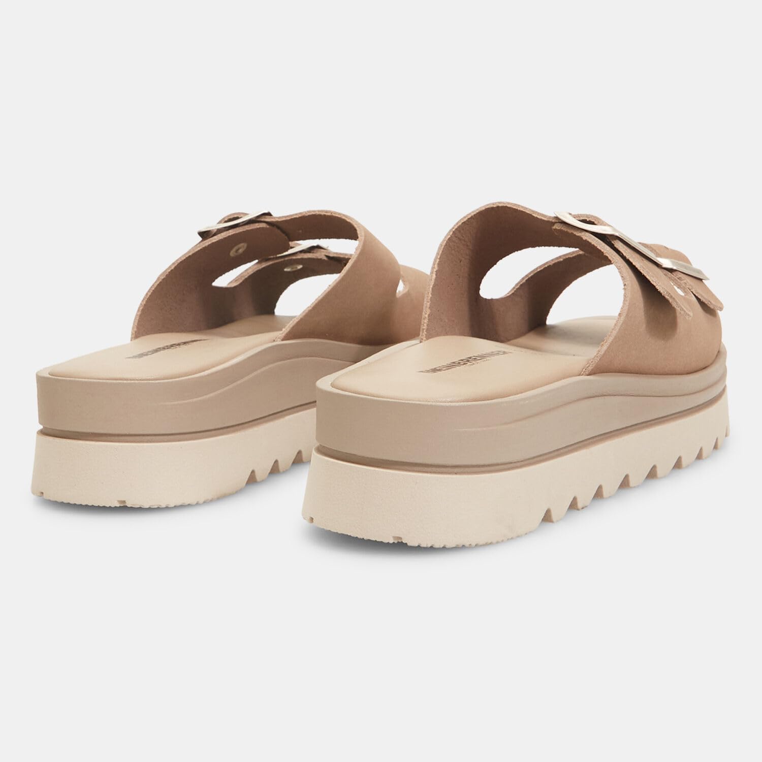 Bata Weinbrenner mules femme cuir crantée