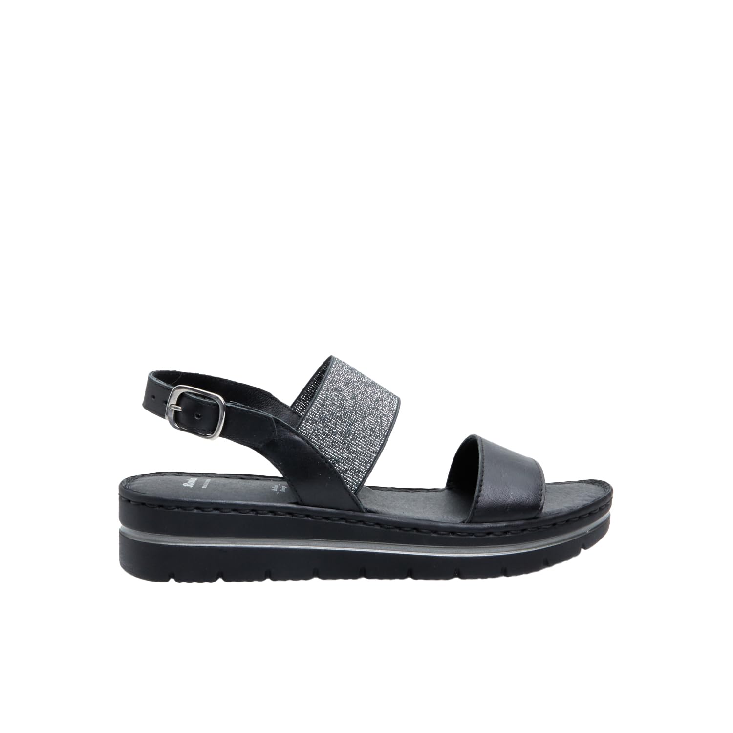 Bata Sandales cuir femme plateforme 3,5 cm