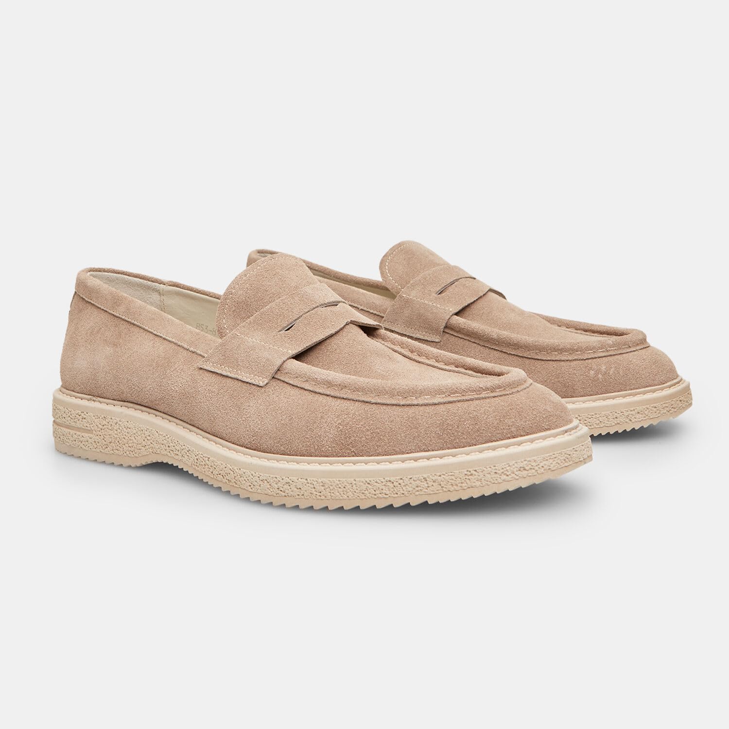 Bata mocassins homme suédine doublure cuir confort ville