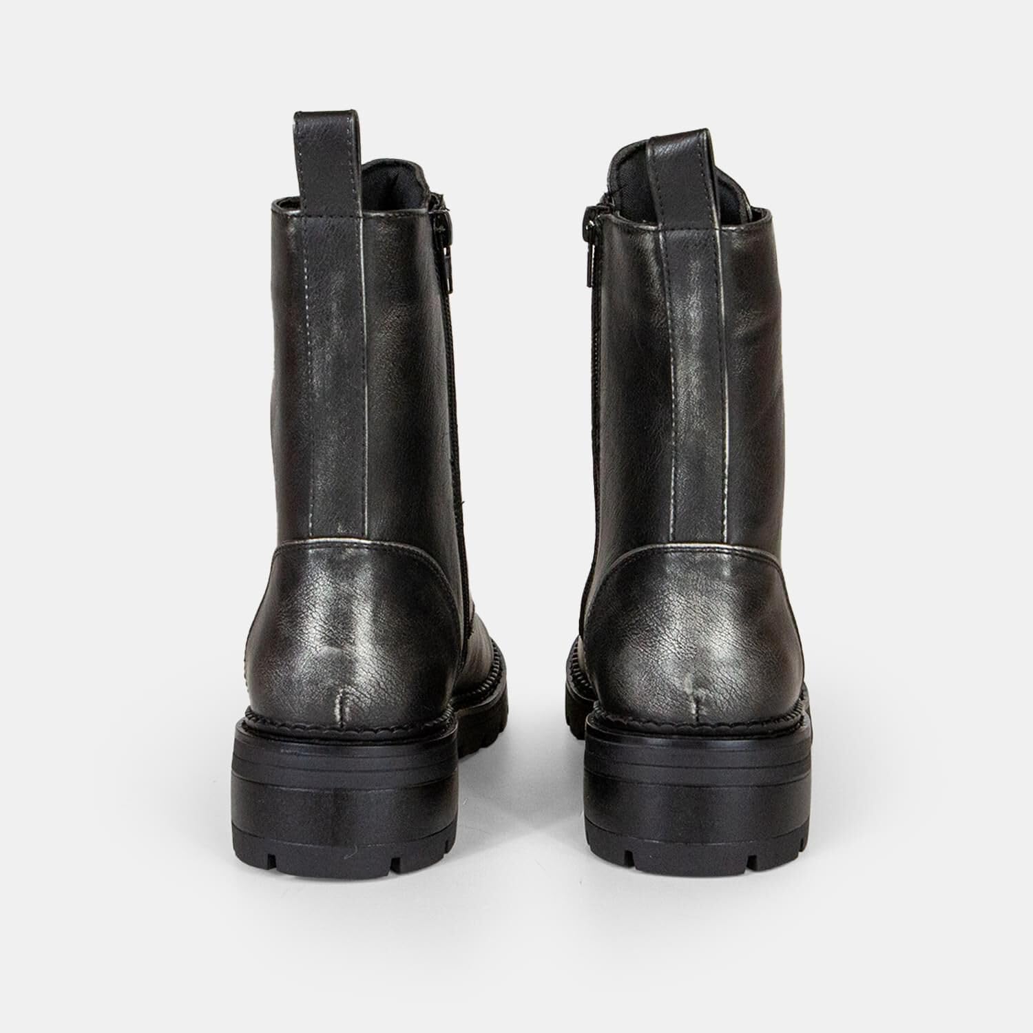 Bata boots argentées femme bottes brillantes