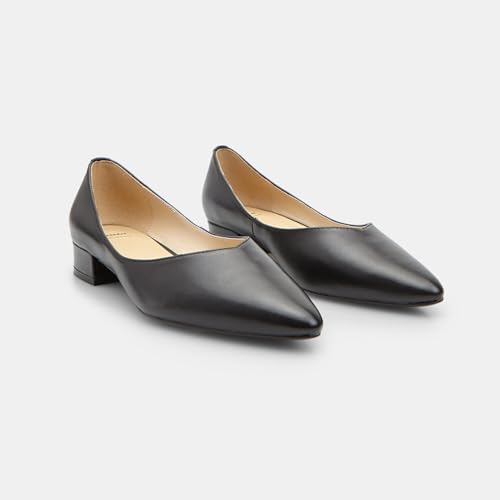 Bata Ballerines cuir femme bout pointu confortables