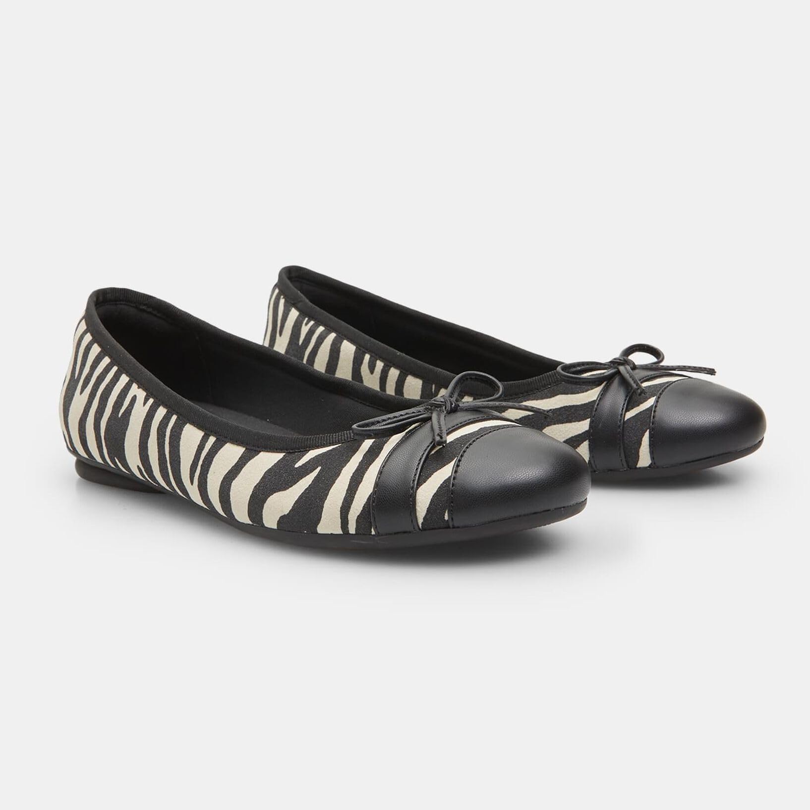 Bata Ballerines femme blanc tissu à nœud