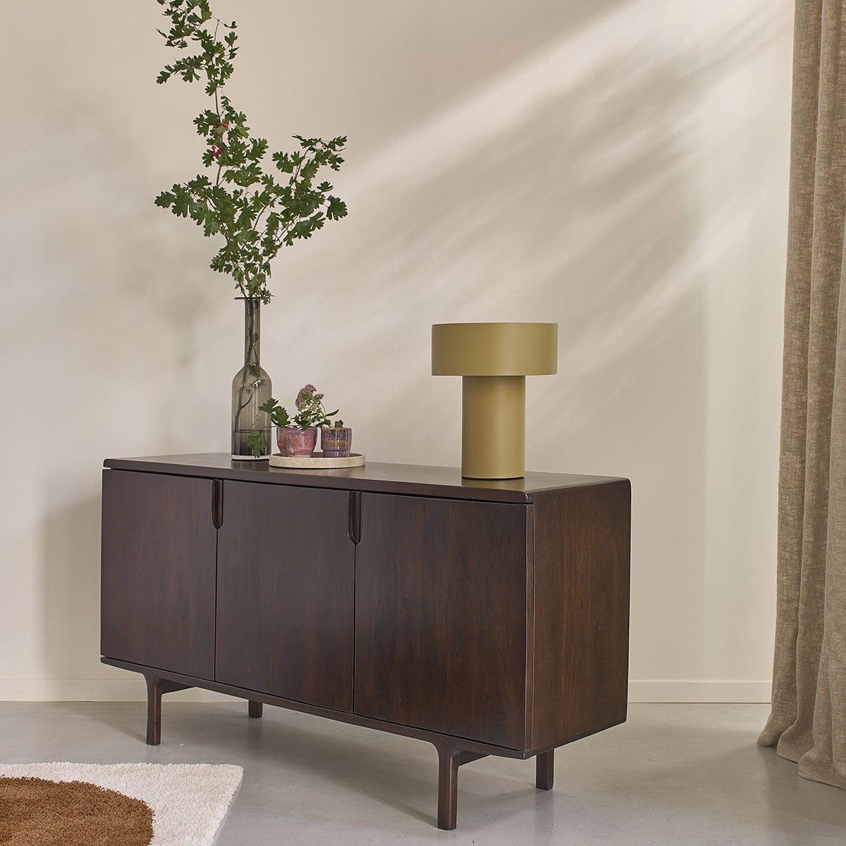 Berah Getah Lazare buffet manguier massif 150 cm