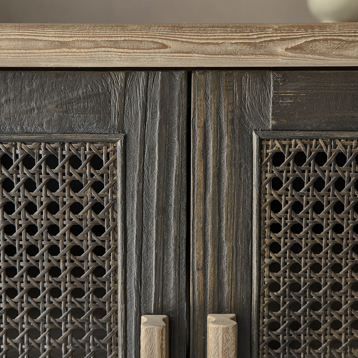 Berah Getah Junko buffet bois recyclé 173 cm 4 portes