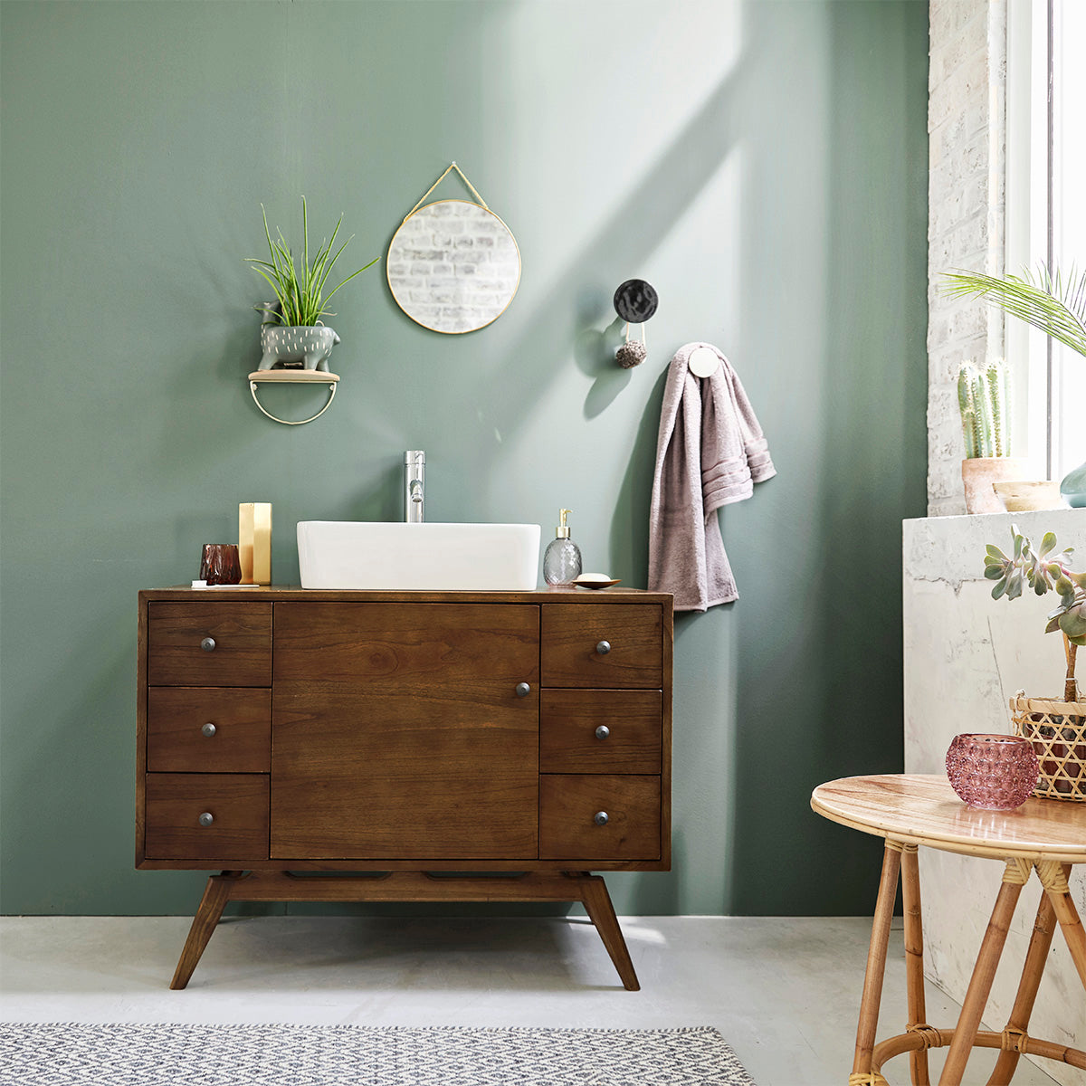 Berah Getah Emile meuble salle de bain mindi 100 cm