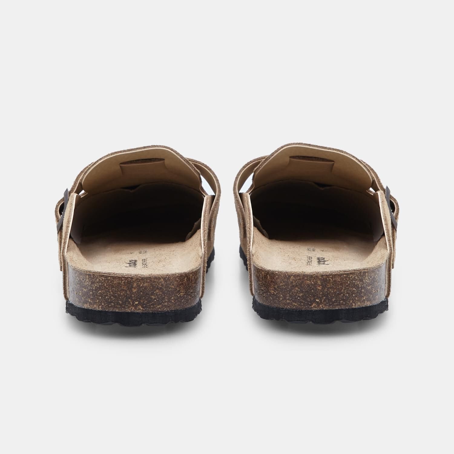 Bata Sandales Mules en suède homme confortables