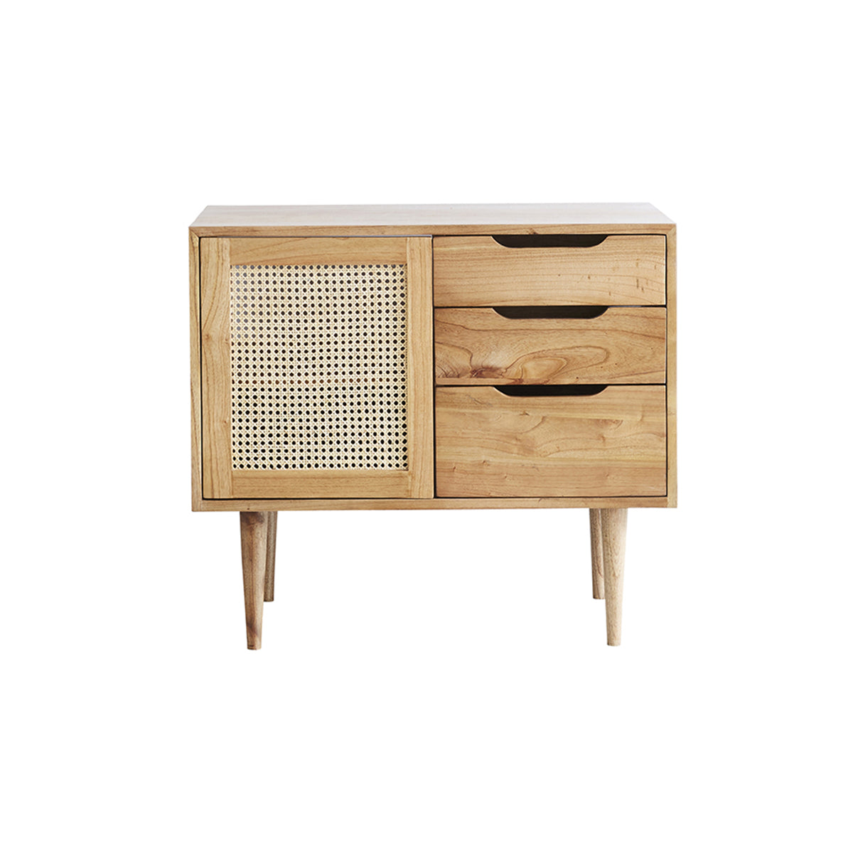 Berah Getah Salle de bain HANA meuble sous vasque cannage 85 cm