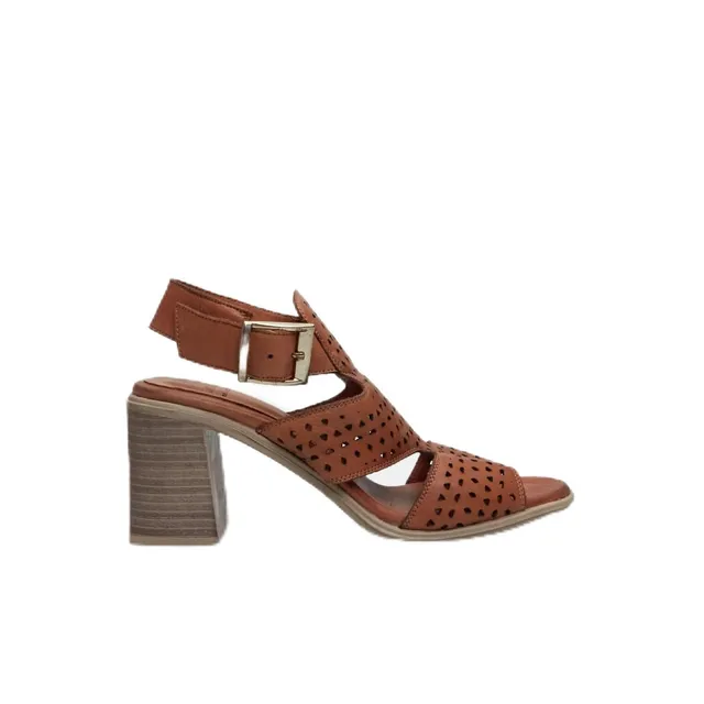Bata Sandales femme cuir talon 7 cm soirée
