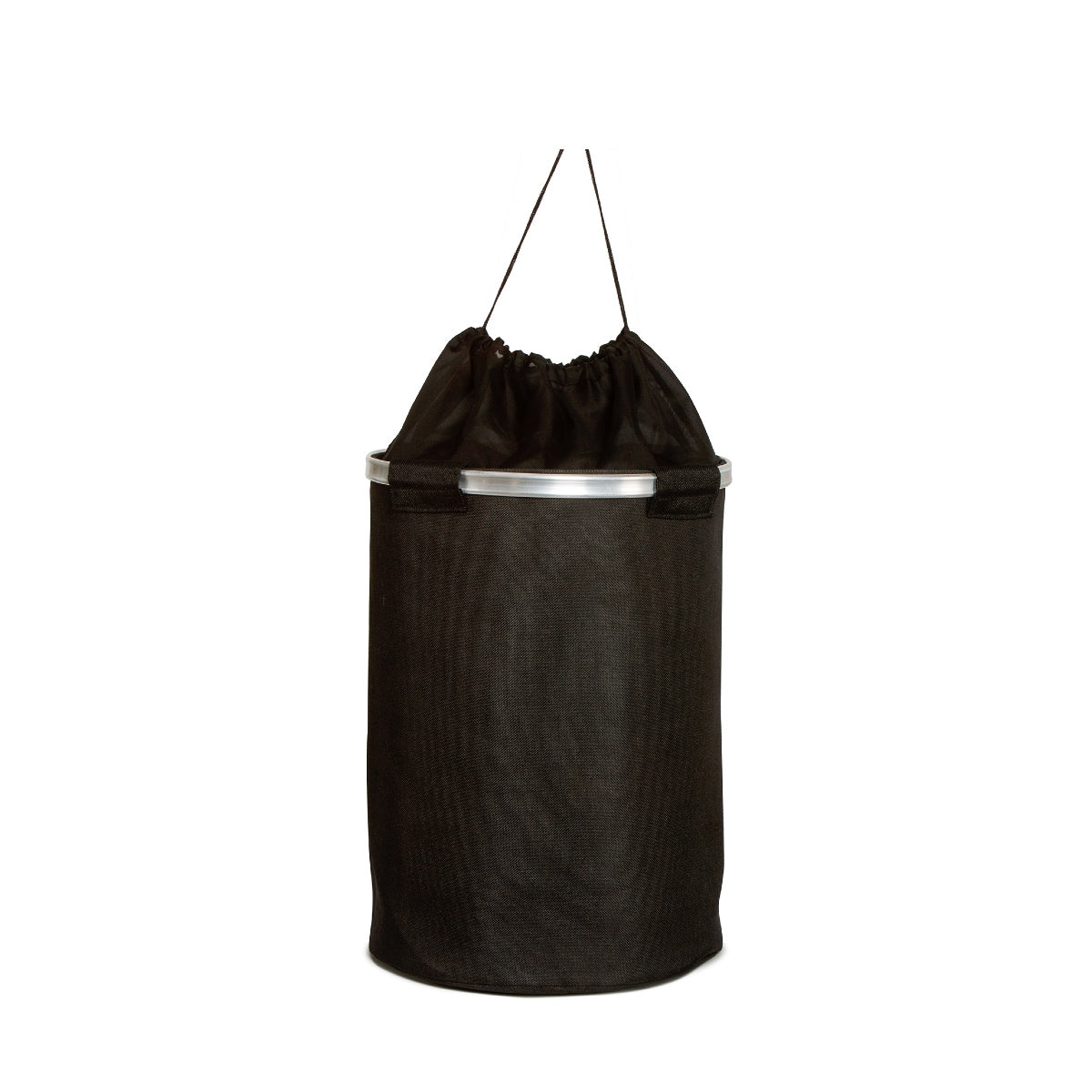 Andrea House Baño panier à linge tissu noir