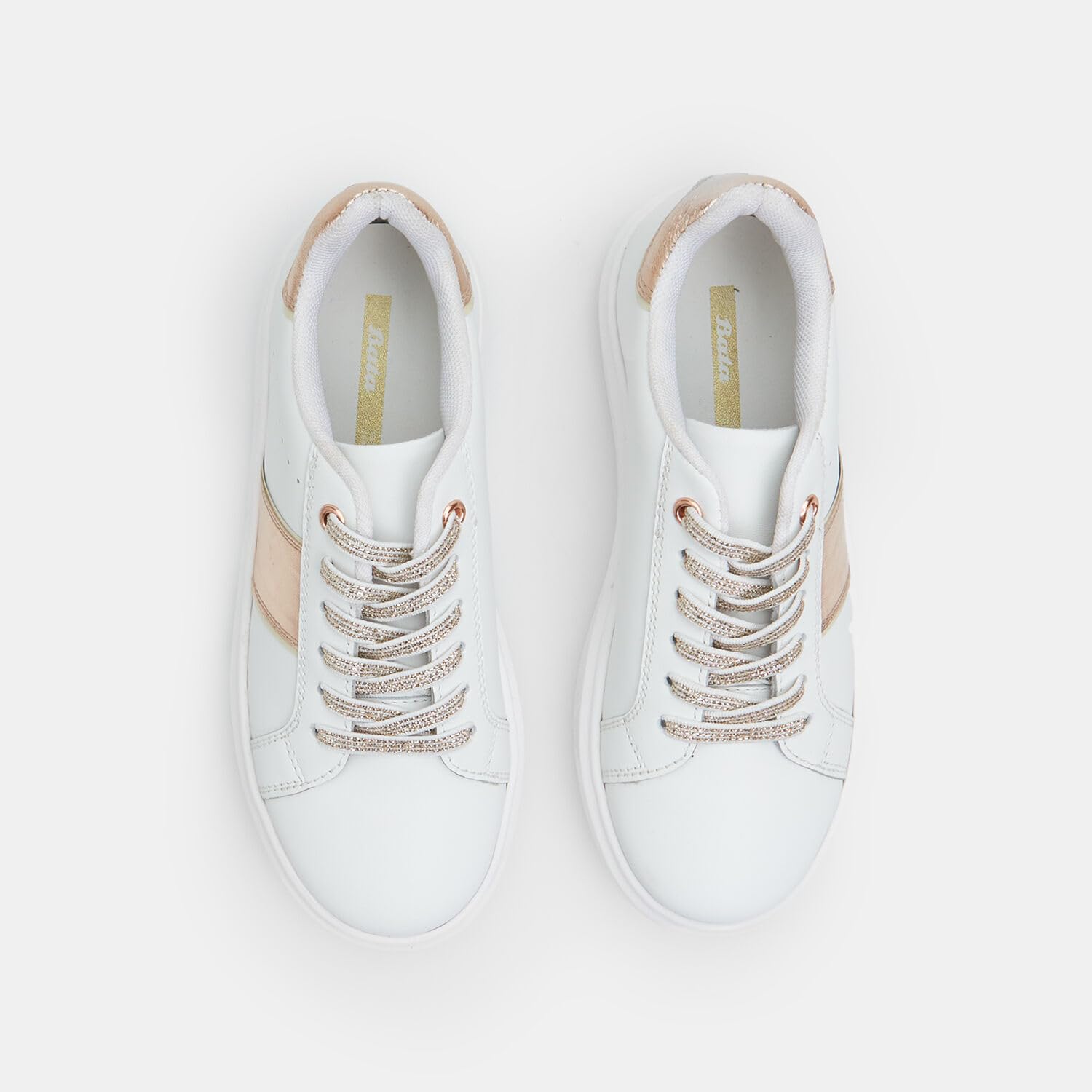 Bata Sneakers Baskets Fille Cuir Confortables