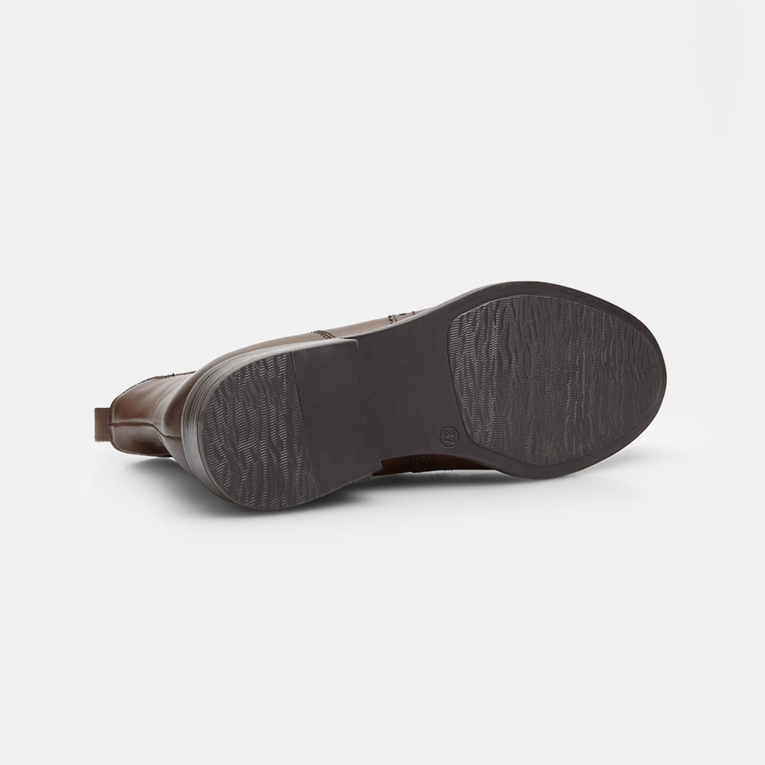 Bata ankle boot femme cuir brogue à lacets