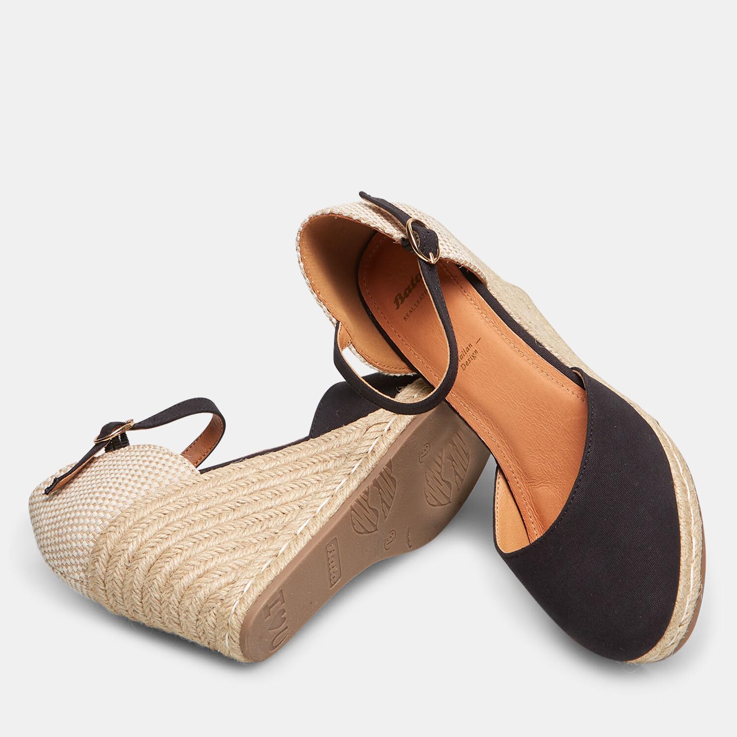 Bata Espadrilles Femme Compensees 8 cm Confortables